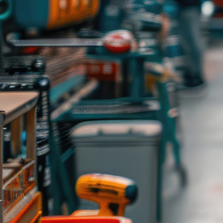 Warehouse of building supplies.