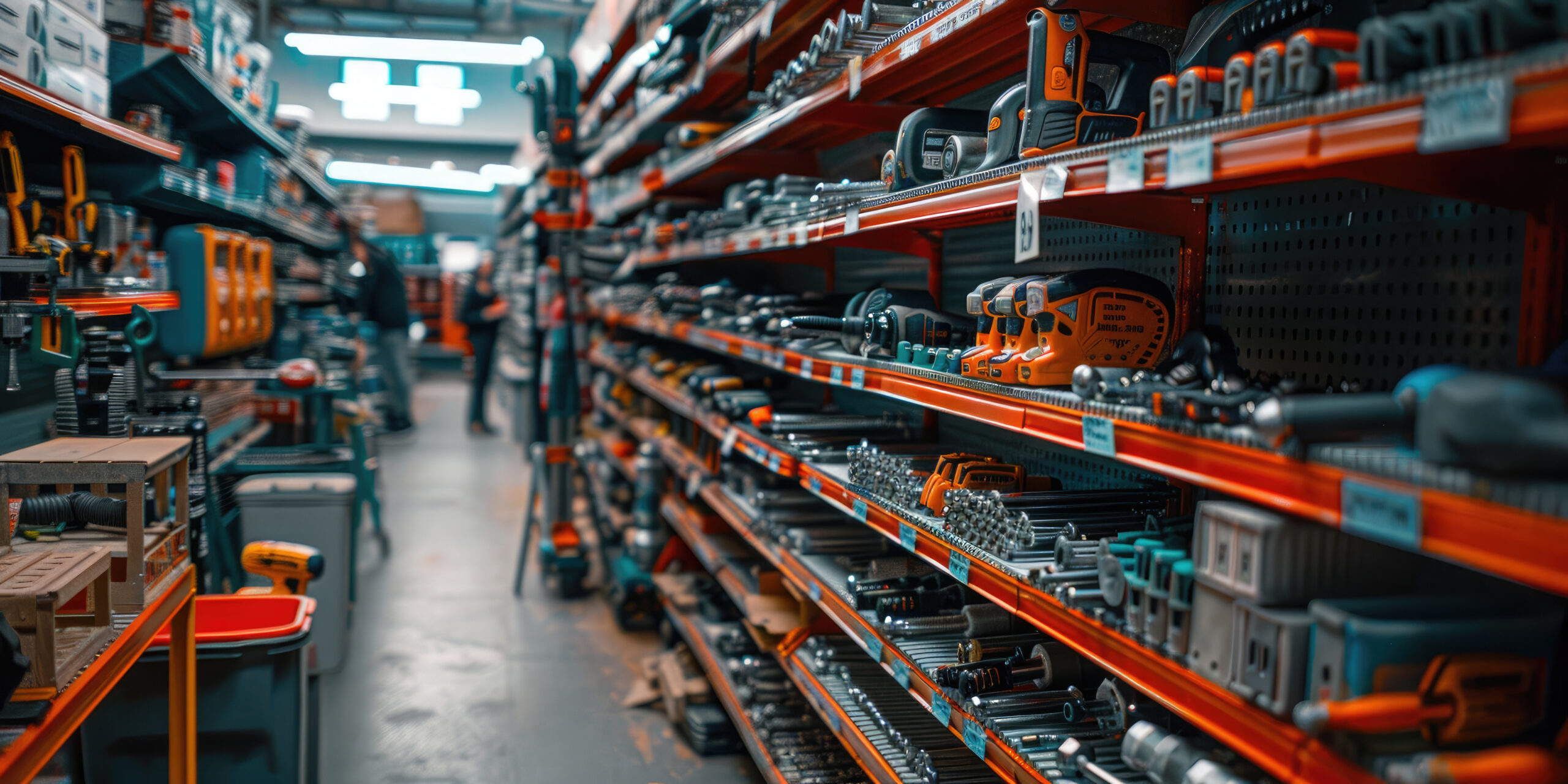 Warehouse of building supplies.